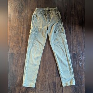 American Eagle Outfitters Green Cargo Jeans Relaxed Style